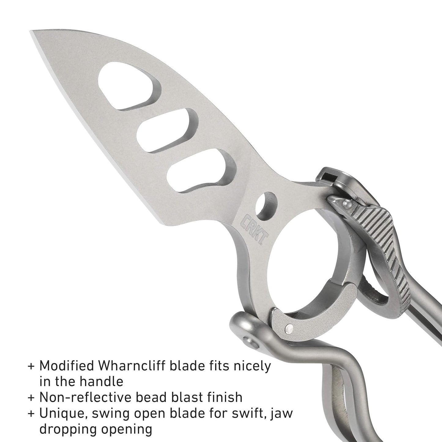 CRKT Daktyl Slide Lock 3.05" Bottle Opener Folding Knife by Ed Halligan 5151