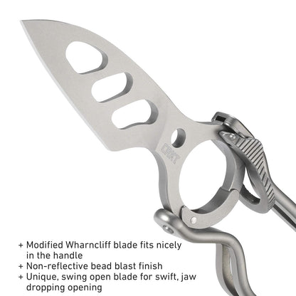 CRKT Daktyl Slide Lock 3.05" Bottle Opener Folding Knife by Ed Halligan 5151