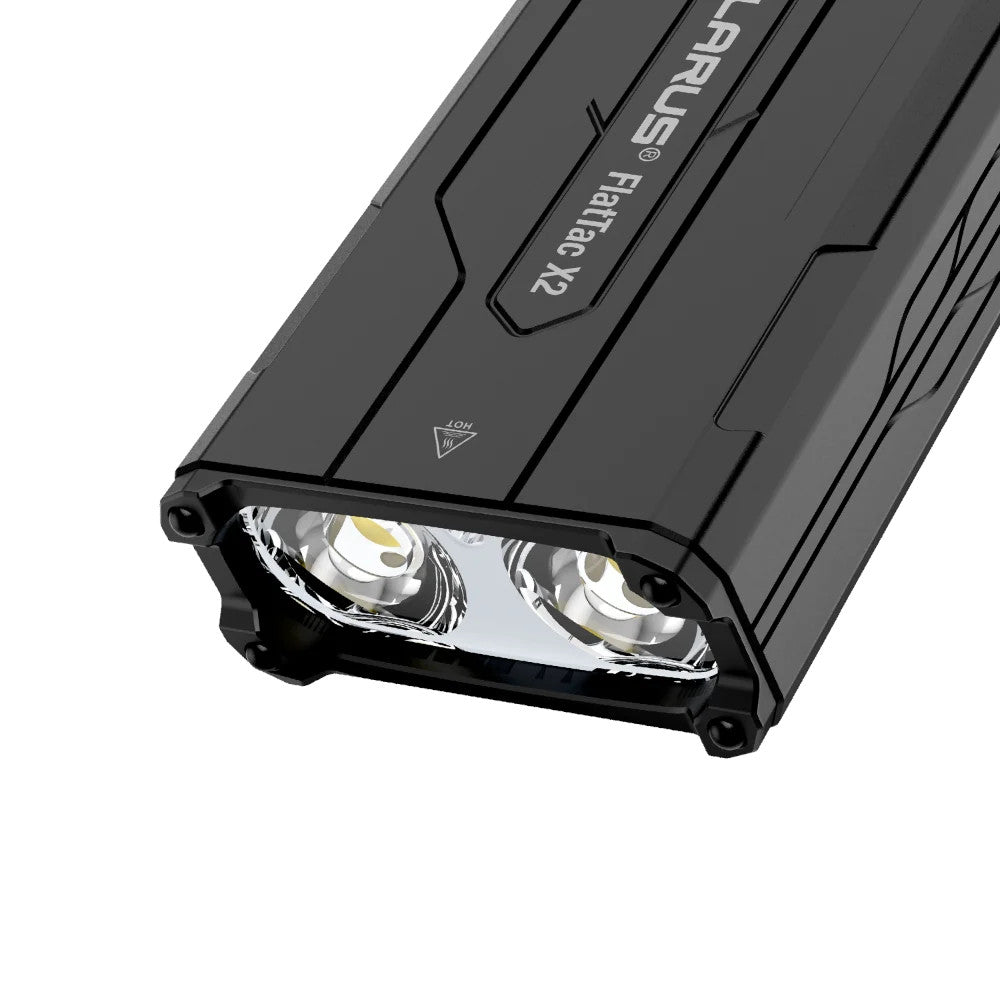 Klarus FlatTac X2 Ultra Thin 3000LM 1500mAh IPX6 Tactical Flashlight with OLED Display