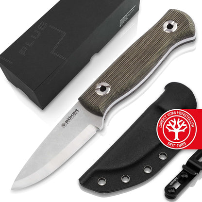Boker Solingen Vigtig vs Wild 3.35" Magnacut Micarta Fixed Blade Knife - Made in Germany