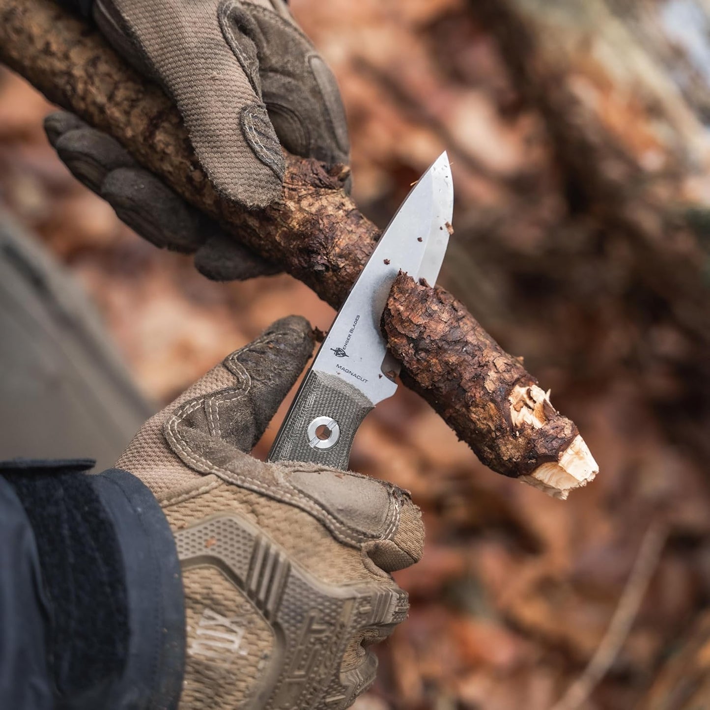 Boker Solingen Vigtig vs Wild 3.35" Magnacut Micarta Fixed Blade Knife - Made in Germany