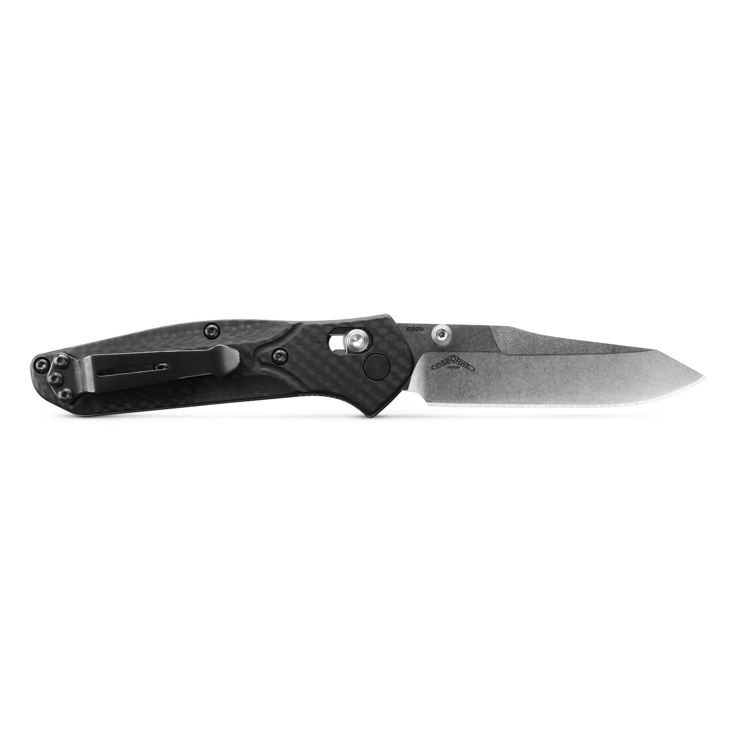Benchmade 945-2 Mini Osborne 2.92" CPM-S90V Folding Knife with Carbon Fiber Handle