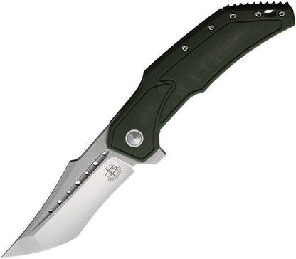 Begg Knives Steelcraft Astio 3.5" D2 OD Green G10 Folding Knife BG007