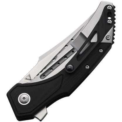 Begg Knives Steelcraft Astio 3.5" D2 Black G10 Folding Knife BG008