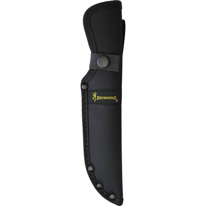 Browning Red Sandalwood 5.75" 7Cr17MoV Finger-Grooved Fixed Blade Knife