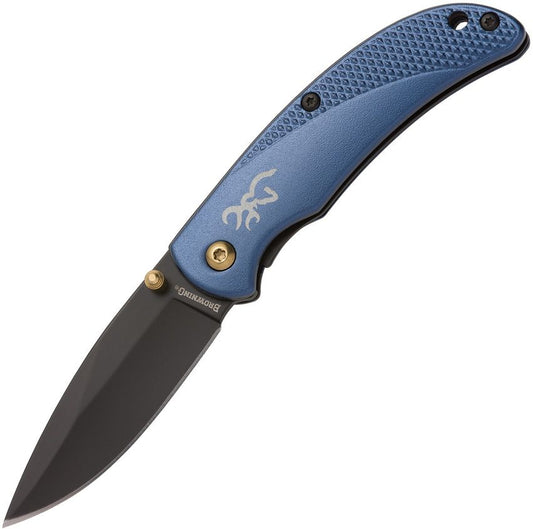 Browning Prism III 2.38" 7Cr17Mov Blue Aluminium Folding Knife