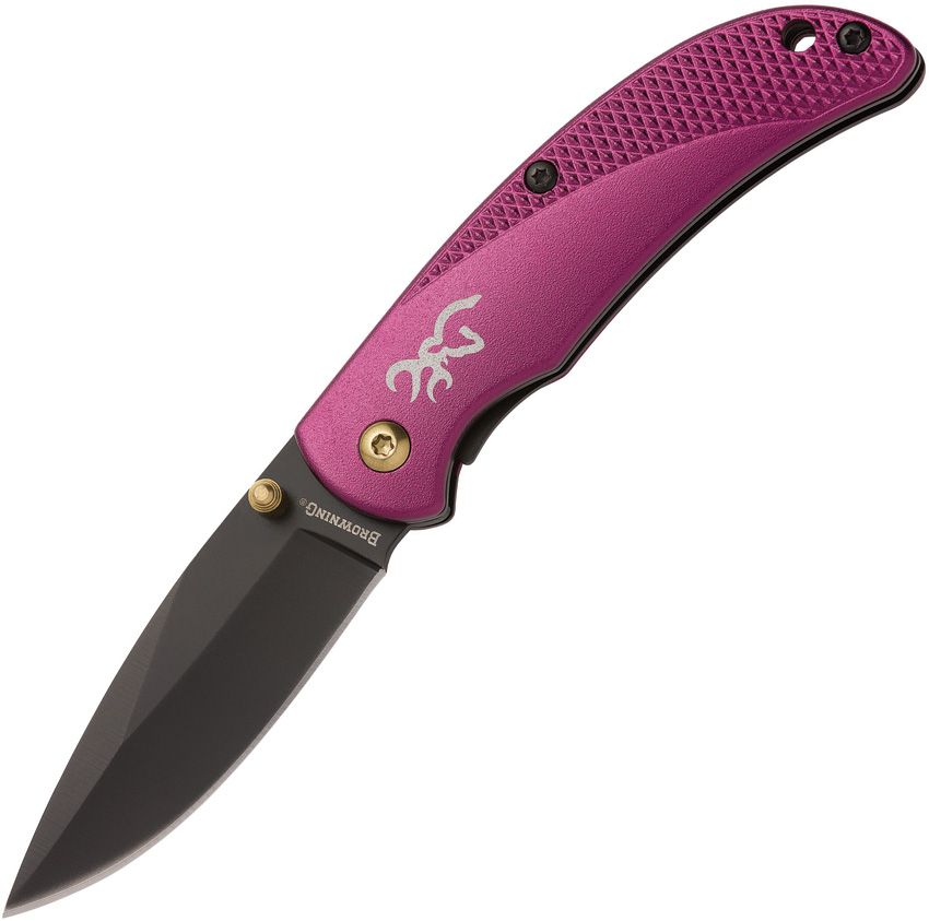 Browning Prism III 2.38" 7Cr17Mov Purple Aluminium Folding Knife