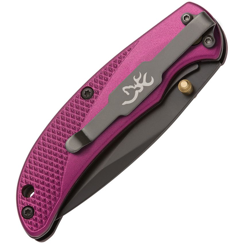 Browning Prism III 2.38" 7Cr17Mov Purple Aluminium Folding Knife