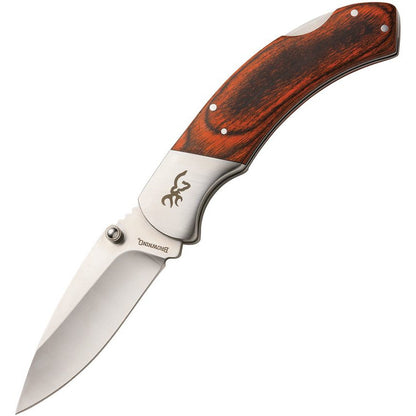 Browning Classic Lockback 3.5" 8Cr13MoV Pakkawood Folding Knife