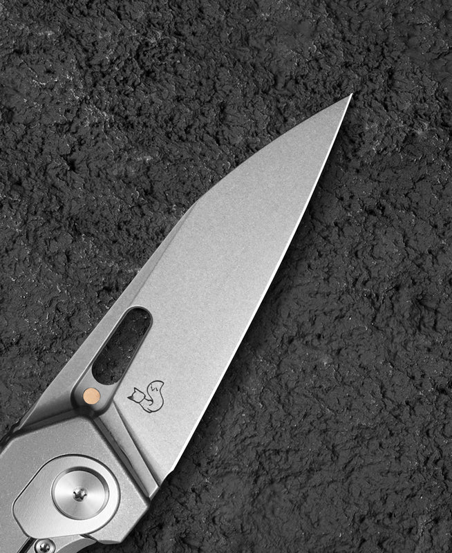 Bestech VK-Void 2.85" Elmax Titanium Carbon Fiber Folding Knife by Vulpex BT2305B