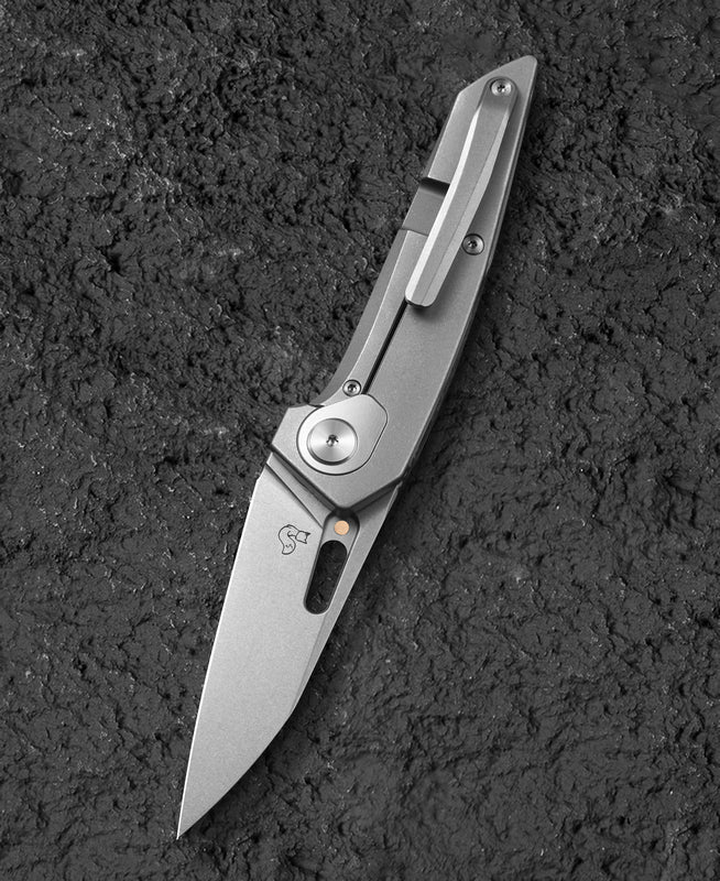 Bestech VK-Void 2.85" Elmax Titanium Carbon Fiber Folding Knife by Vulpex BT2305B