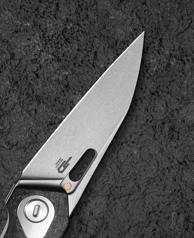 Bestech VK-Void 2.85" Elmax Titanium Carbon Fiber Folding Knife by Vulpex BT2305B
