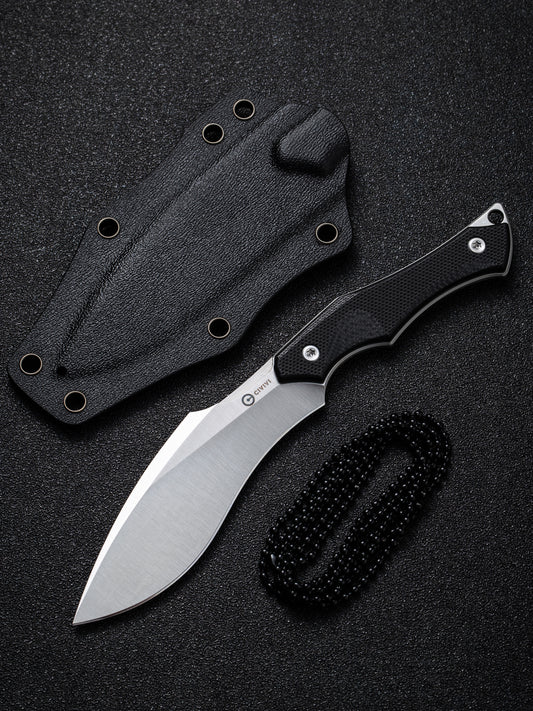 Civivi Vaquita II 3.2" Nitro V Satin G10 Mini Kukri Fixed Blade Knife by Nate Matlack C047C-1