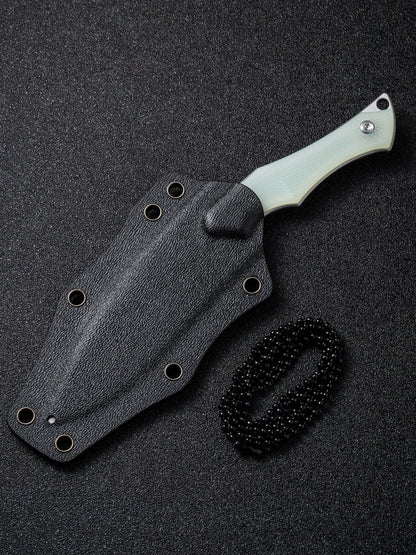 Civivi Vaquita II 3.2" Nitro V Satin Natural G10 Mini Kukri Fixed Blade Knife by Nate Matlack C047C-2