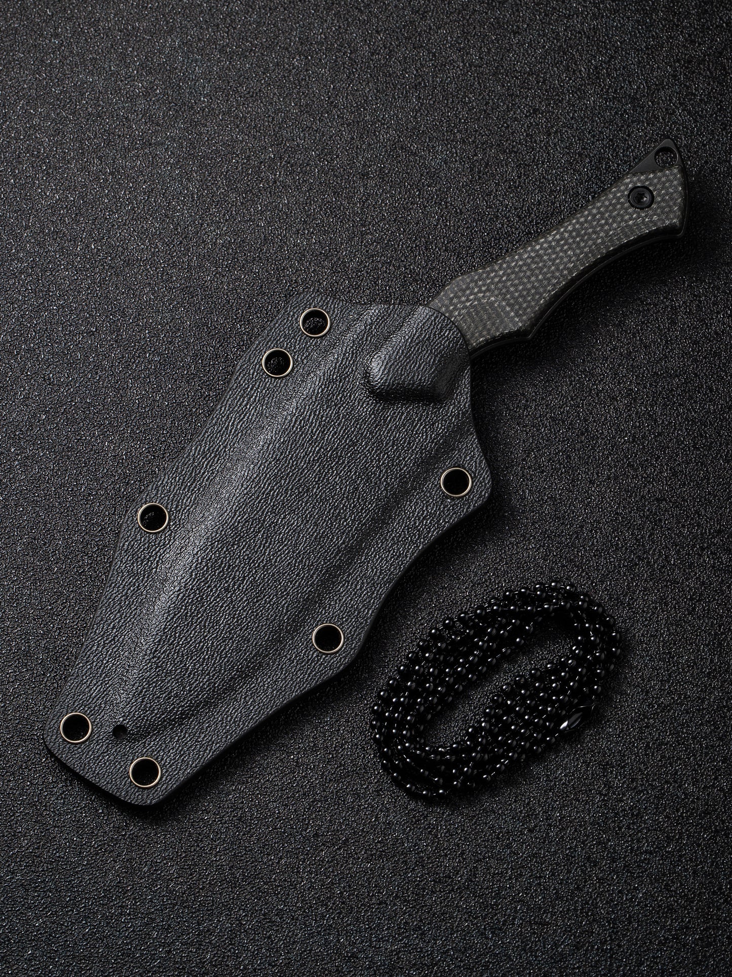 Civivi Vaquita II 3.2" Nitro V Black Stonewashed Dark Green Canvas Micarta Mini Kukri Fixed Blade Knife by Nate Matlack C047C-3