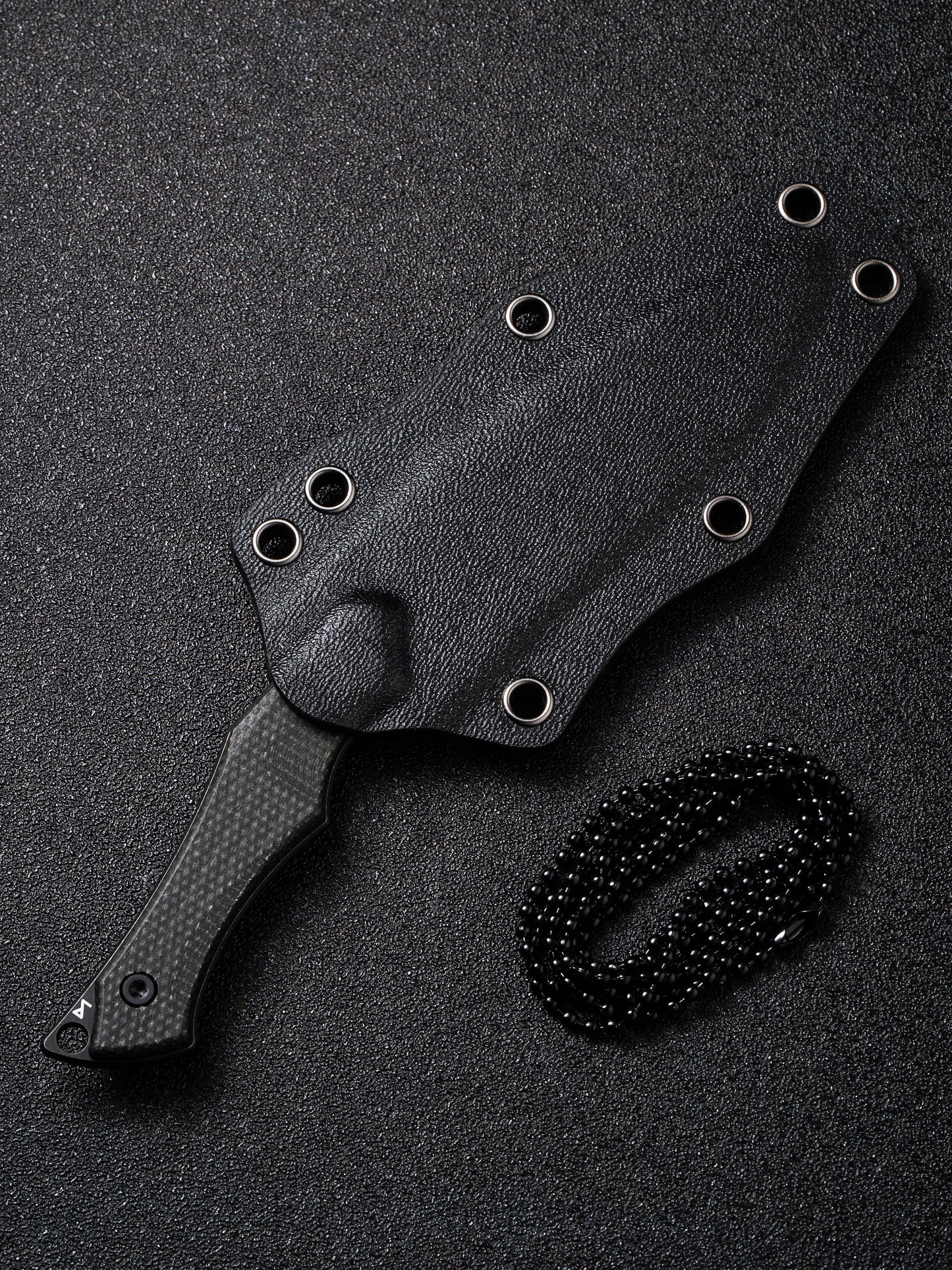Civivi Vaquita II 3.2" Nitro V Black Stonewashed Dark Green Canvas Micarta Mini Kukri Fixed Blade Knife by Nate Matlack C047C-3