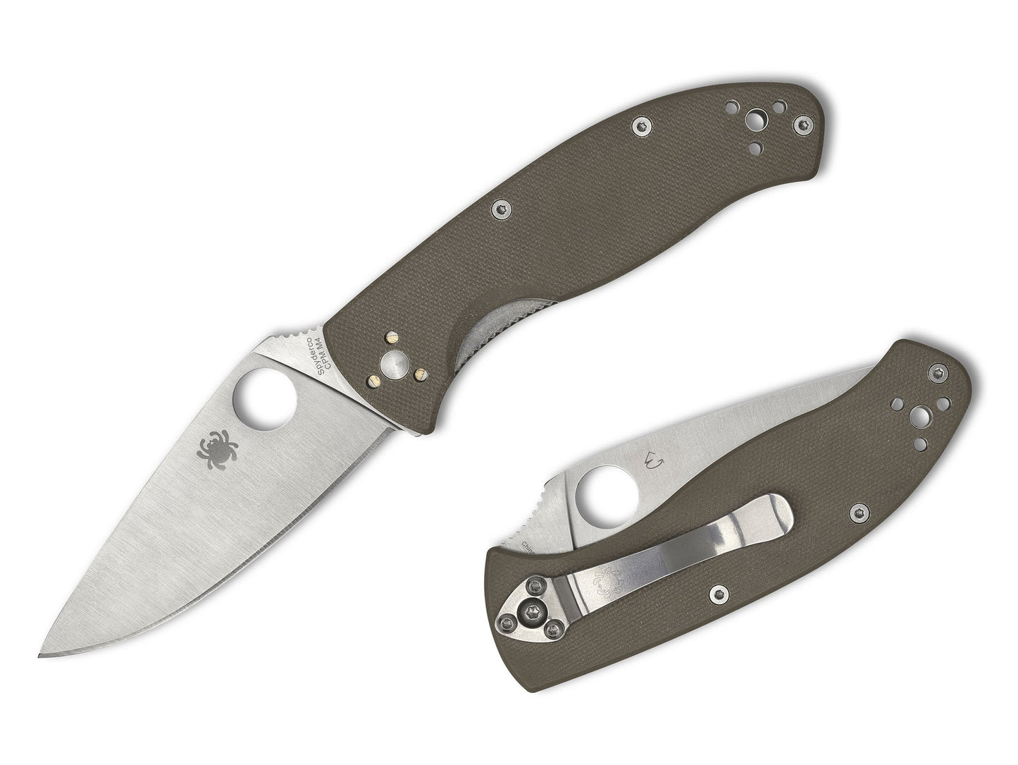 Spyderco Tenacious 3.35" CPM M4 Brown G-10 Folding Knife C122GBNM4P