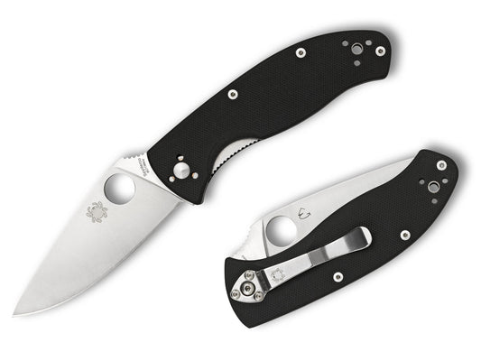 Spyderco Tenacious 3.39" 8Cr13MoV G-10 Folding Knife C122GP