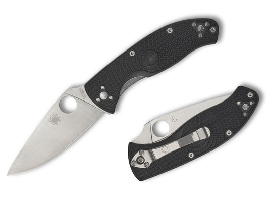 Spyderco Tenacious Lightweight 3.39" 8Cr13MoV FRN Folding Knife C122PBK