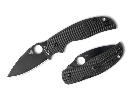 Spyderco Sage 5 Salt 3" CPM Magnacut Black DLC G-10 Folding Knife C123GPBKMCBK