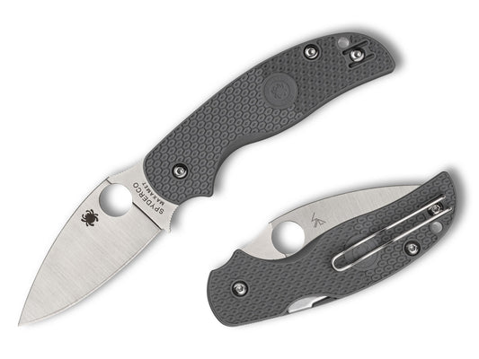 Spyderco Sage 5 Lightweight Compression Lock 3" Maxamet Gray FRN Folding Knife C123PGY