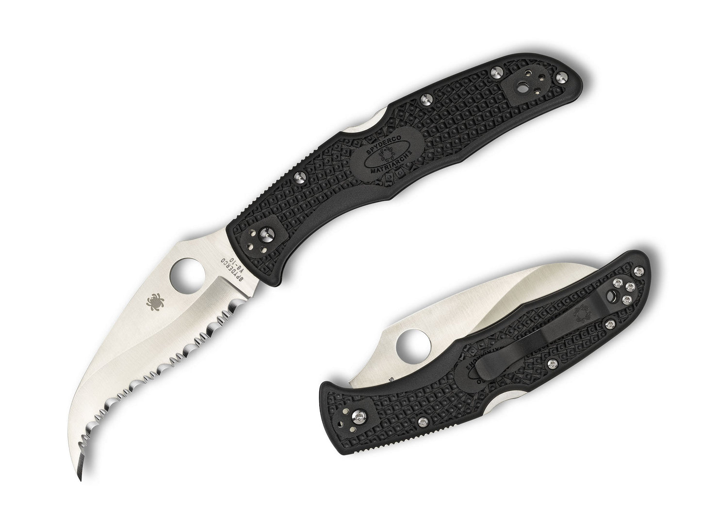 Spyderco Matriarch 2 3.57" VG-10 FRN SpyderEdge Folding Knife C12SBK2