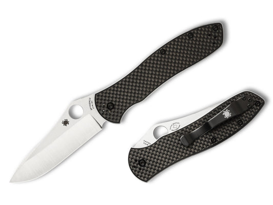 Spyderco Gayle Bradley 2 3.66" CPM M4 Carbon Fiber Folding Knife C134CFP2