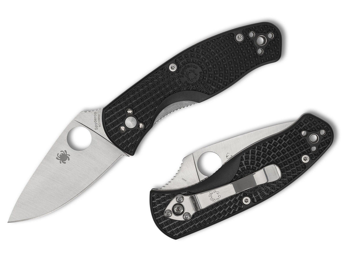 Spyderco Persistence Lightweight 2.75" 8Cr13MoV FRN Folding Knife C136PBK