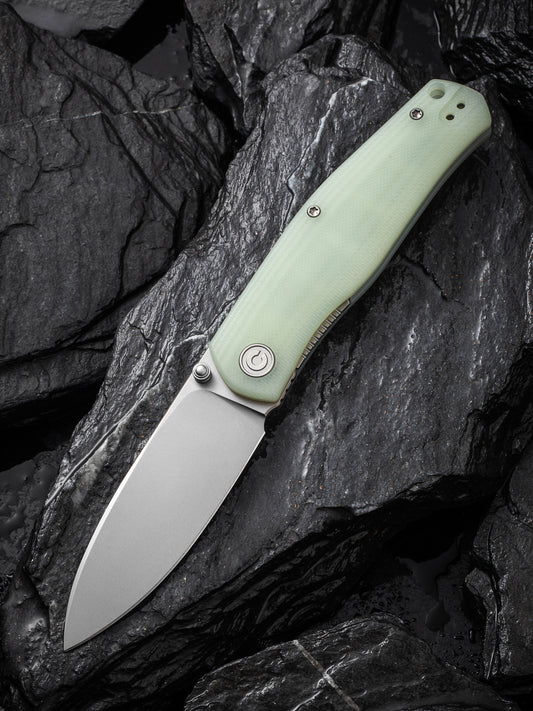 Civivi Sokoke 3.35" 14C28N Natural G10 Folding Knife by Ray Laconico C22007-5