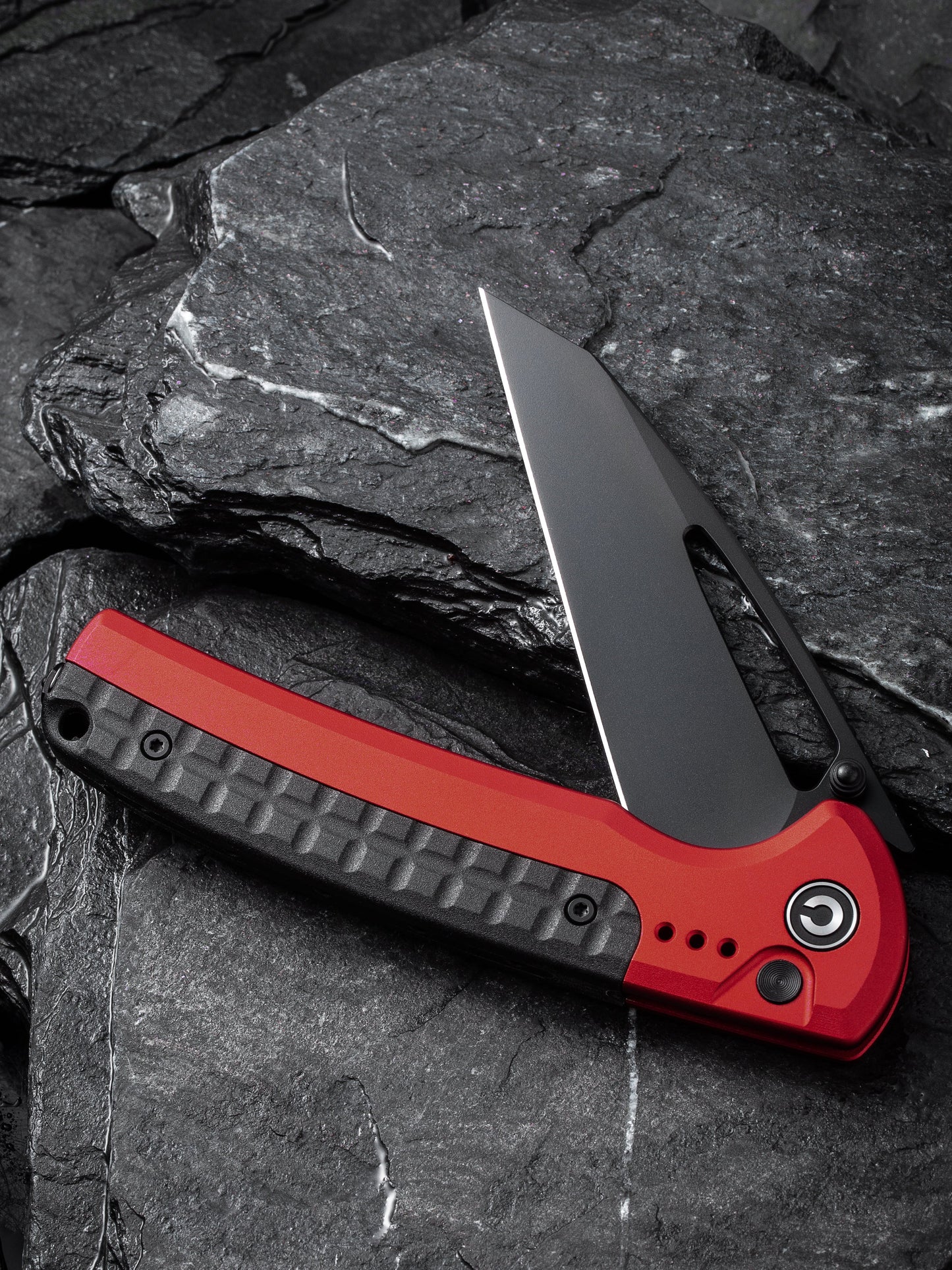 Civivi Sentinel Strike 3.7" K110 Red/Black Aluminium Folding Knife C22025B-1