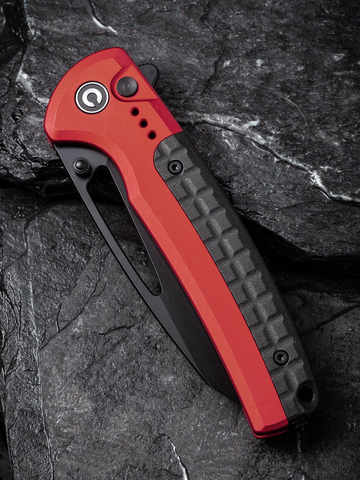 Civivi Sentinel Strike 3.7" K110 Red/Black Aluminium Folding Knife C22025B-1