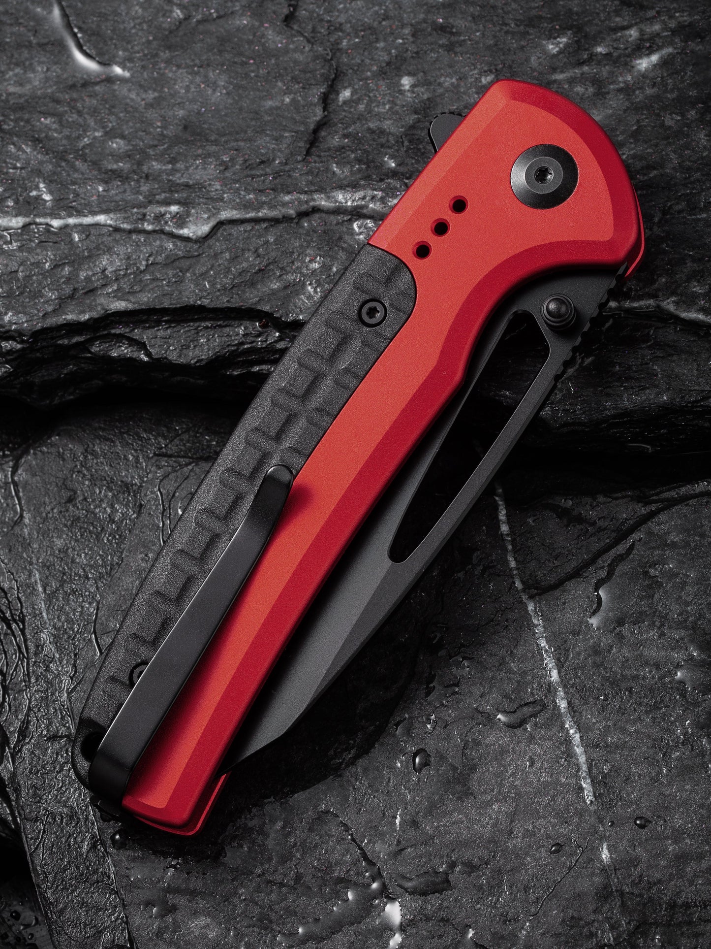 Civivi Sentinel Strike 3.7" K110 Red/Black Aluminium Folding Knife C22025B-1