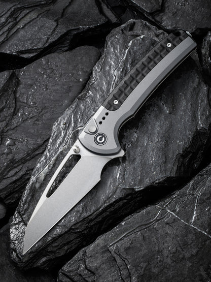 Civivi Sentinel Strike 3.7" K110 Gray/Black Aluminium Folding Knife C22025B-2