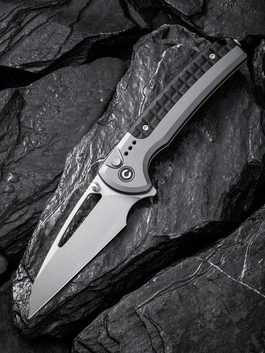 Civivi Sentinel Strike 3.7" K110 Gray/Black Aluminium Folding Knife C22025B-2