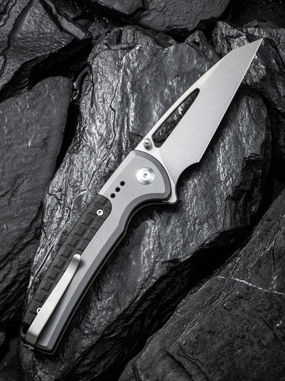 Civivi Sentinel Strike 3.7" K110 Gray/Black Aluminium Folding Knife C22025B-2