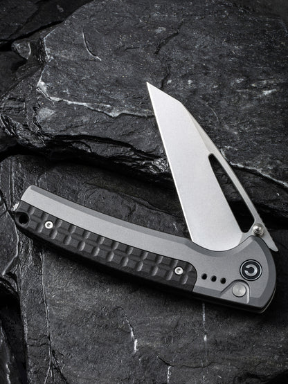 Civivi Sentinel Strike 3.7" K110 Gray/Black Aluminium Folding Knife C22025B-2