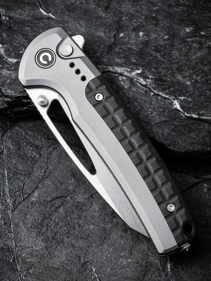 Civivi Sentinel Strike 3.7" K110 Gray/Black Aluminium Folding Knife C22025B-2