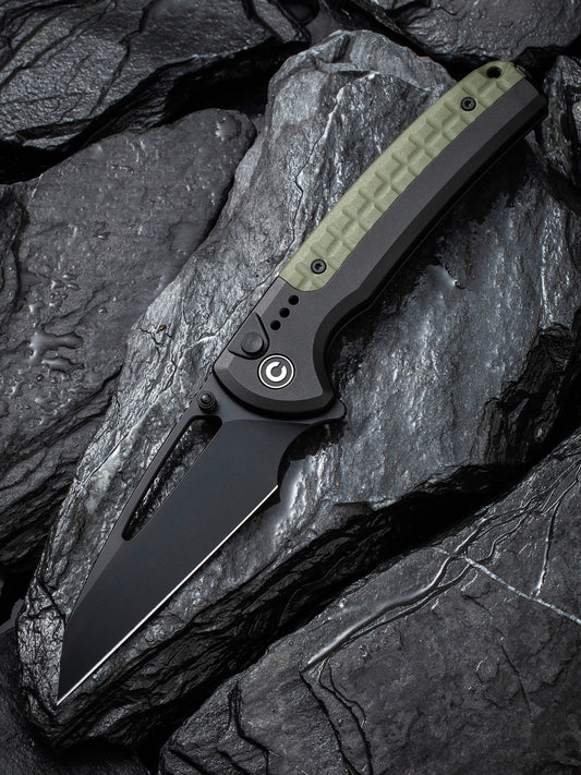 Civivi Sentinel Strike 3.7" K110 Black/OD Green Aluminium Folding Knife C22025B-3