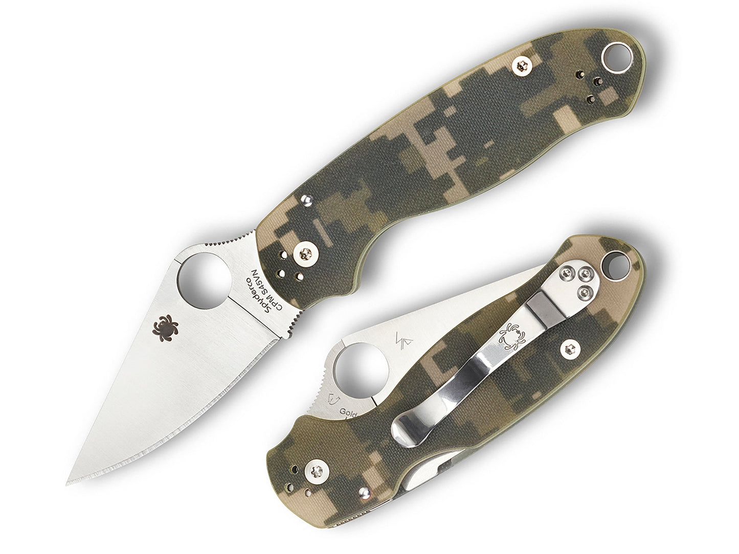 Spyderco Para 3 2.93" CPM S45VN Digital Camo G-10 Folding Knife C223GPCMO