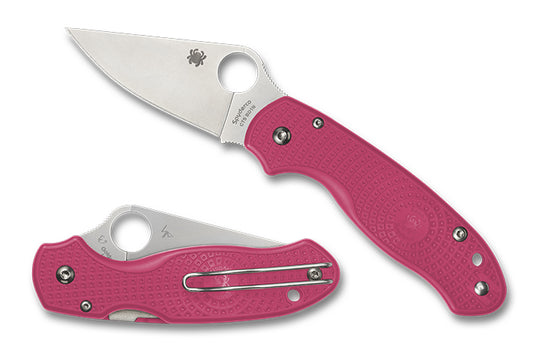 Spyderco Para 3 Lightweight Pink 2.93" CTS BD1N FRN Folding Knife C223PPN