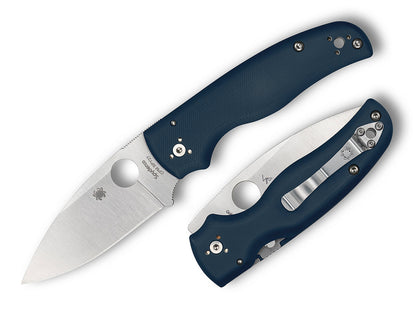 Spyderco Shaman 3.58" CPM SPY27 Cobalt Blue G10 Folding Knife C229GPCBL