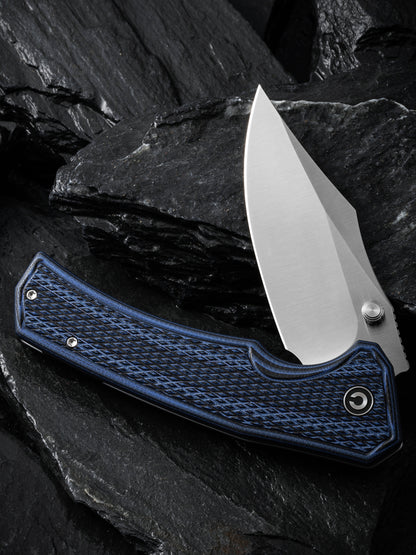 Civivi Vexillum 3.81" Nitro-V Blue/Black Layered G10 Folding Knife C23003D-3