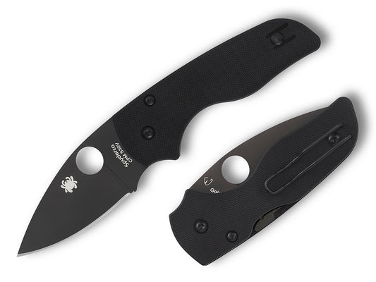 Spyderco Lil' Native Black 2.42" CPM S30V DLC G10 Folding Knife C230GPBBK