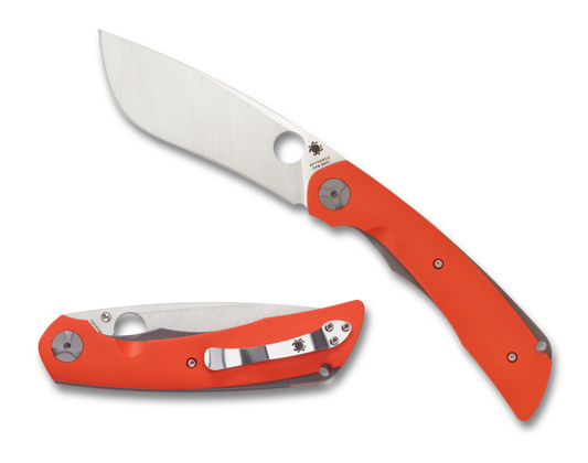 Spyderco Nati Amor Subvert 4.14" CPM S30V Orange G10 Folding Knife C239GPOR