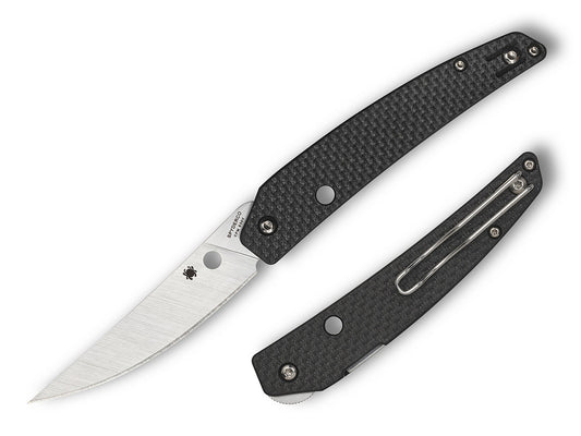 Spyderco Ikuchi 3.26" CPM S30V Carbon Fiber Folding Knife C242CFP