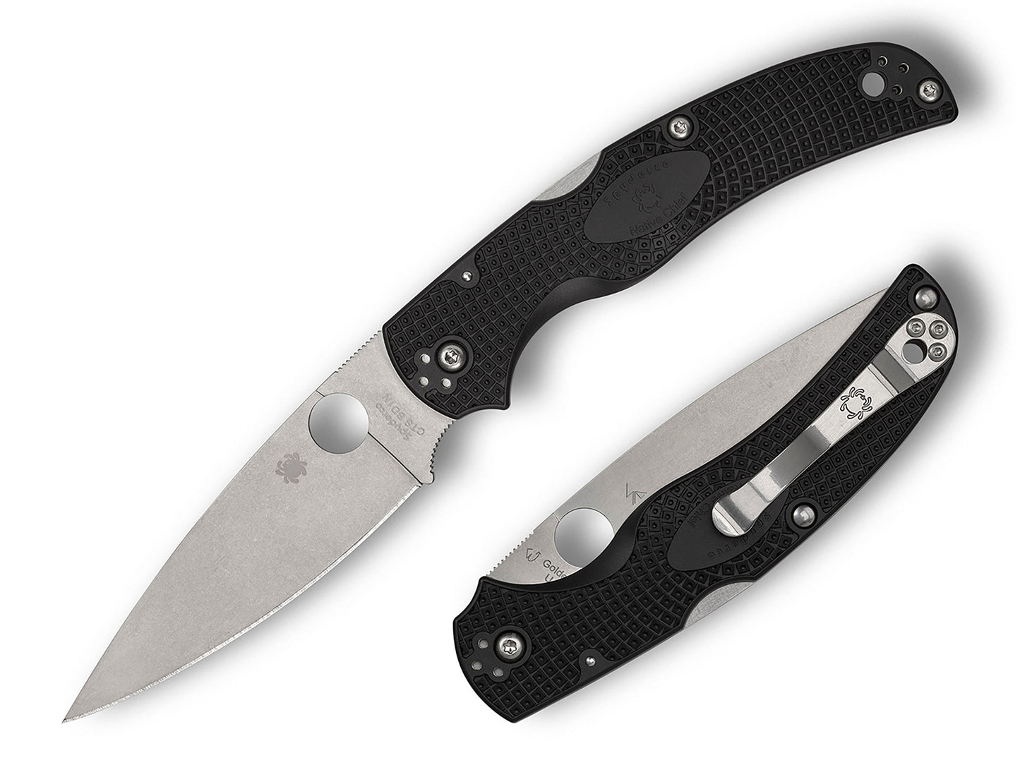 Spyderco Native Chief Lightweight 4.02" CTS BD1N FRN Folding Knife C244PBK