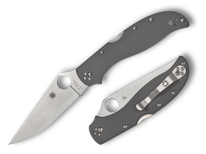 Spyderco Stretch 2 XL 3.99" CPM Cru-Wear Gray G-10 Folding Knife C258GPGYCW