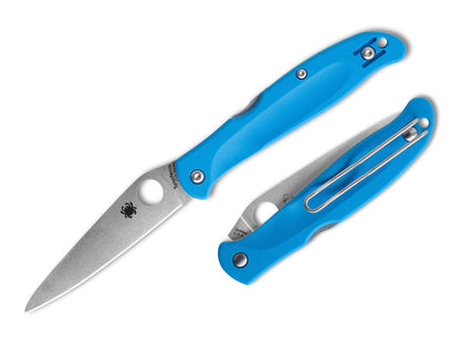 Spyderco Charisma 2.98" CTS BD1N Blue FRN Ultra-Slim Lightweight Folding Knife C259PBL