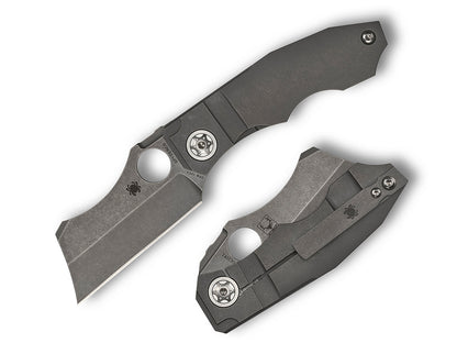 Spyderco Stovepipe 2.78" CPM 20CV Titanium Folding Knife C260TIP