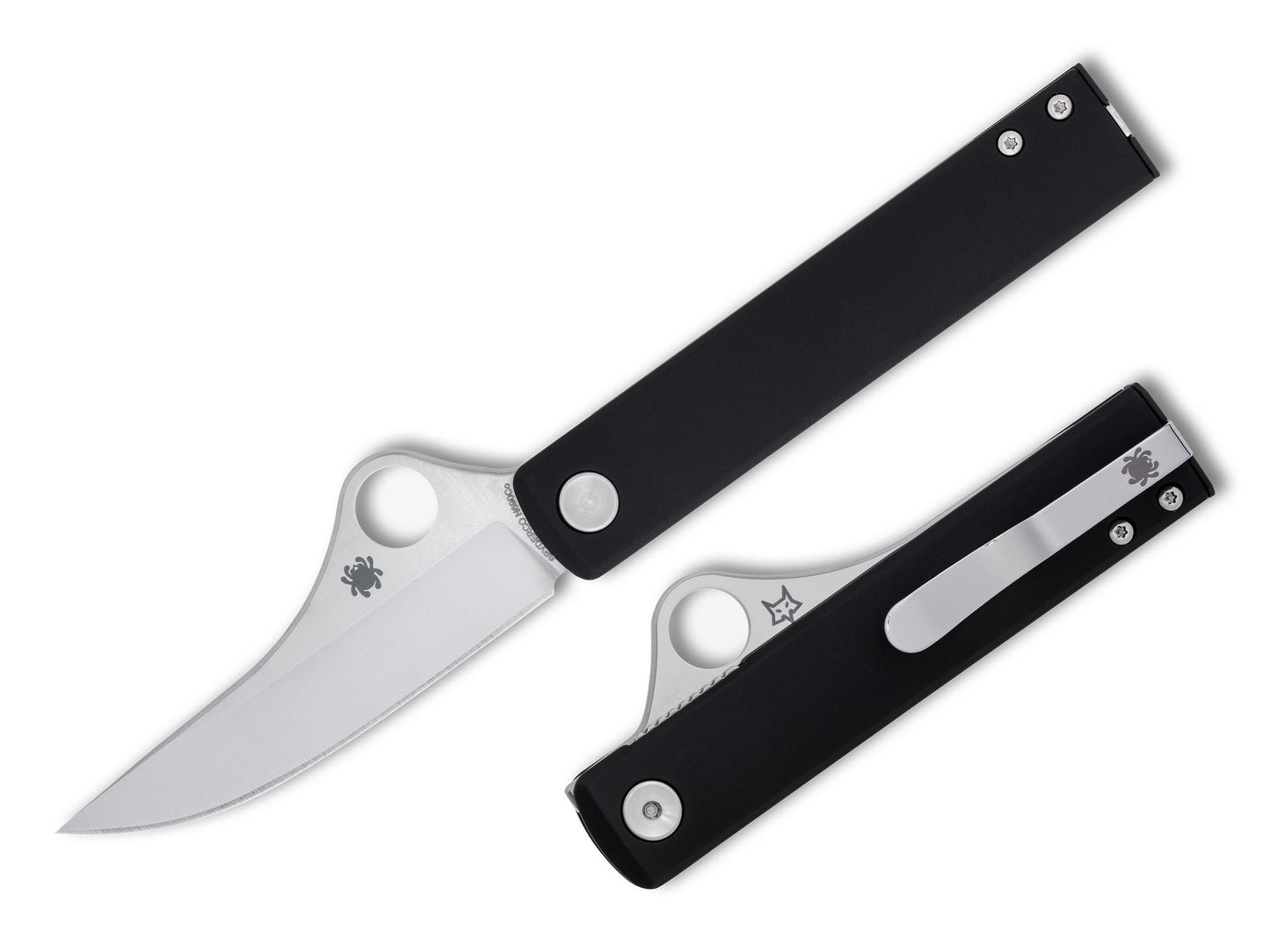 Spyderco Essenza 3.19" N690Co Aluminium Folding Knife by Riccardo Gobbato C272ALBKP